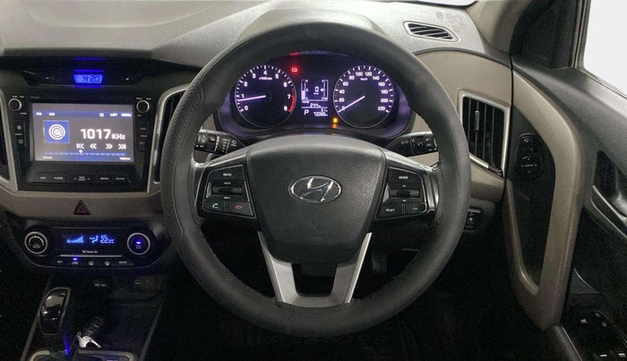 2018 Hyundai Creta SX PLUS AT 1.6 PETROL, Petrol, Automatic, 73,062 km, Steering Wheel Close Up