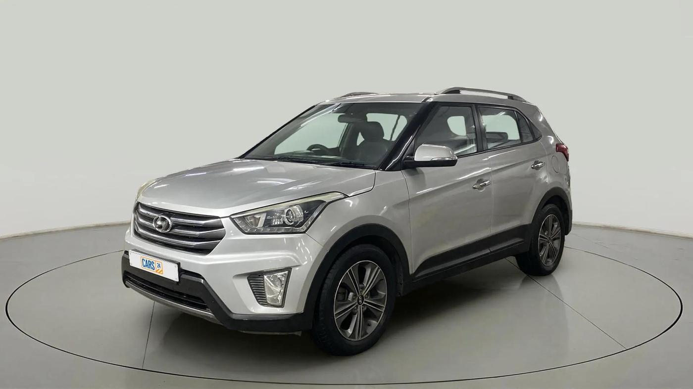 2018 Hyundai Creta SX PLUS AT 1.6 PETROL, Petrol, Automatic, 73,137 km, Left Front Diagonal