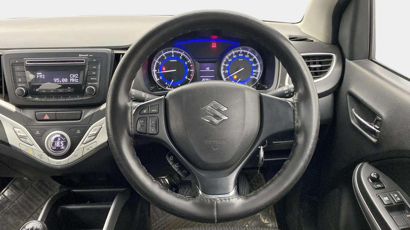 2018 Maruti Baleno DELTA PETROL 1.2, Petrol, Manual, 20,701 km, Steering Wheel Close Up