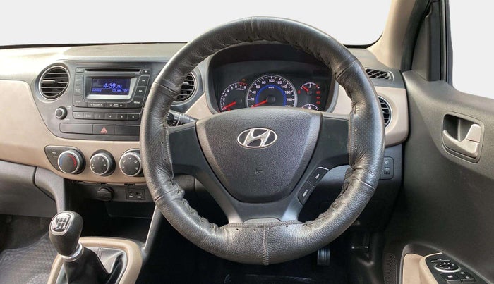 2014 Hyundai Grand i10 SPORTZ 1.2 KAPPA VTVT, Petrol, Manual, 40,453 km, Steering Wheel Close Up