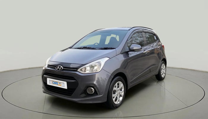 2014 Hyundai Grand i10 SPORTZ 1.2 KAPPA VTVT, Petrol, Manual, 40,453 km, Left Front Diagonal