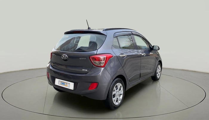 2014 Hyundai Grand i10 SPORTZ 1.2 KAPPA VTVT, Petrol, Manual, 40,453 km, Right Back Diagonal