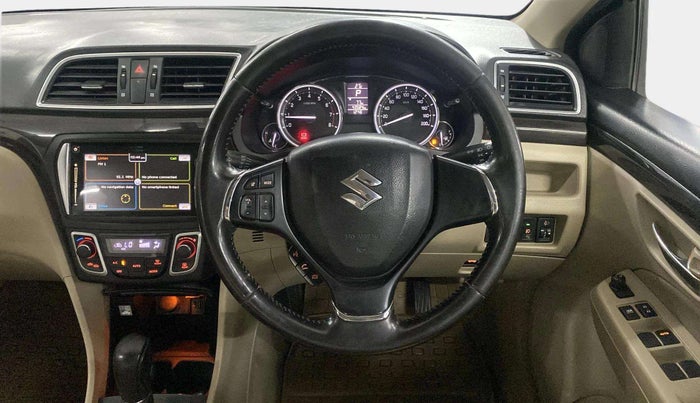 2017 Maruti Ciaz ALPHA  AT 1.4  PETROL, Petrol, Automatic, 43,617 km, Steering Wheel Close Up