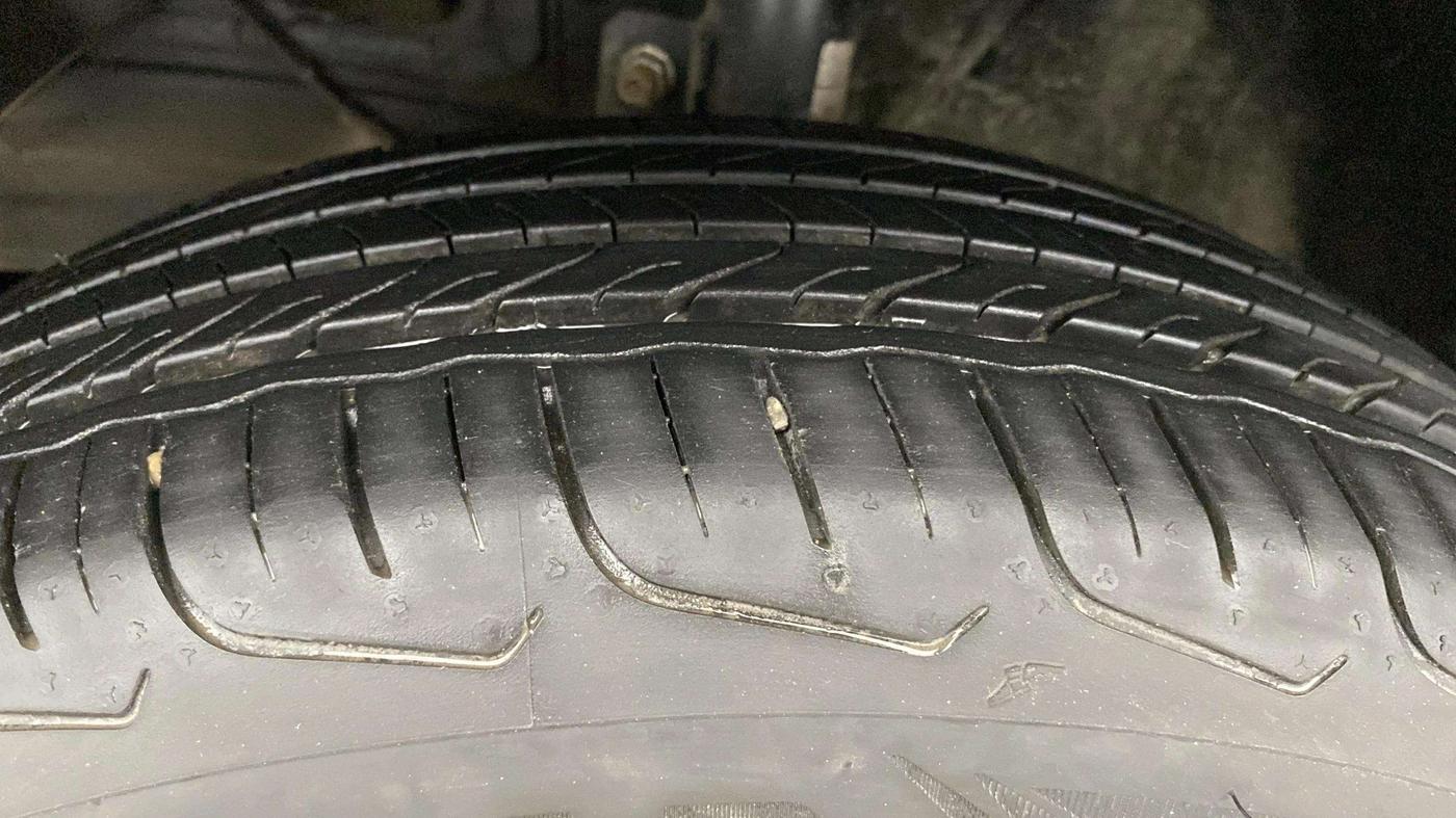 2023 Maruti FRONX SIGMA 1.2 MT, Petrol, Manual, 8,385 km, Left Front Tyre Tread