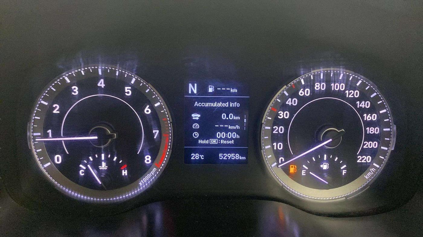 2021 Hyundai VENUE S 1.0 TURBO IMT, Petrol, Manual, 53,183 km, Odometer Image