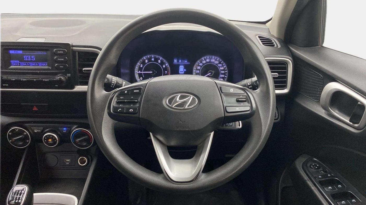 2021 Hyundai VENUE S 1.0 TURBO IMT, Petrol, Manual, 53,183 km, Steering Wheel Close Up