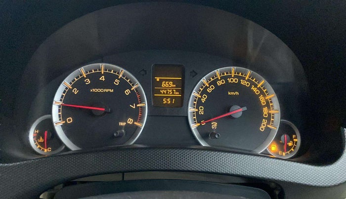 2013 Maruti Swift Dzire VXI, Petrol, Manual, 44,742 km, Odometer Image