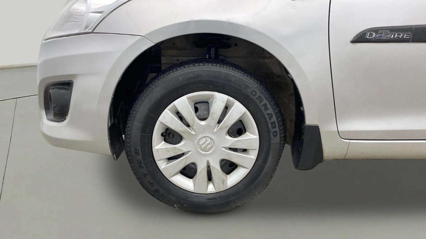 2013 Maruti Swift Dzire VXI, Petrol, Manual, 44,823 km, Left Front Wheel