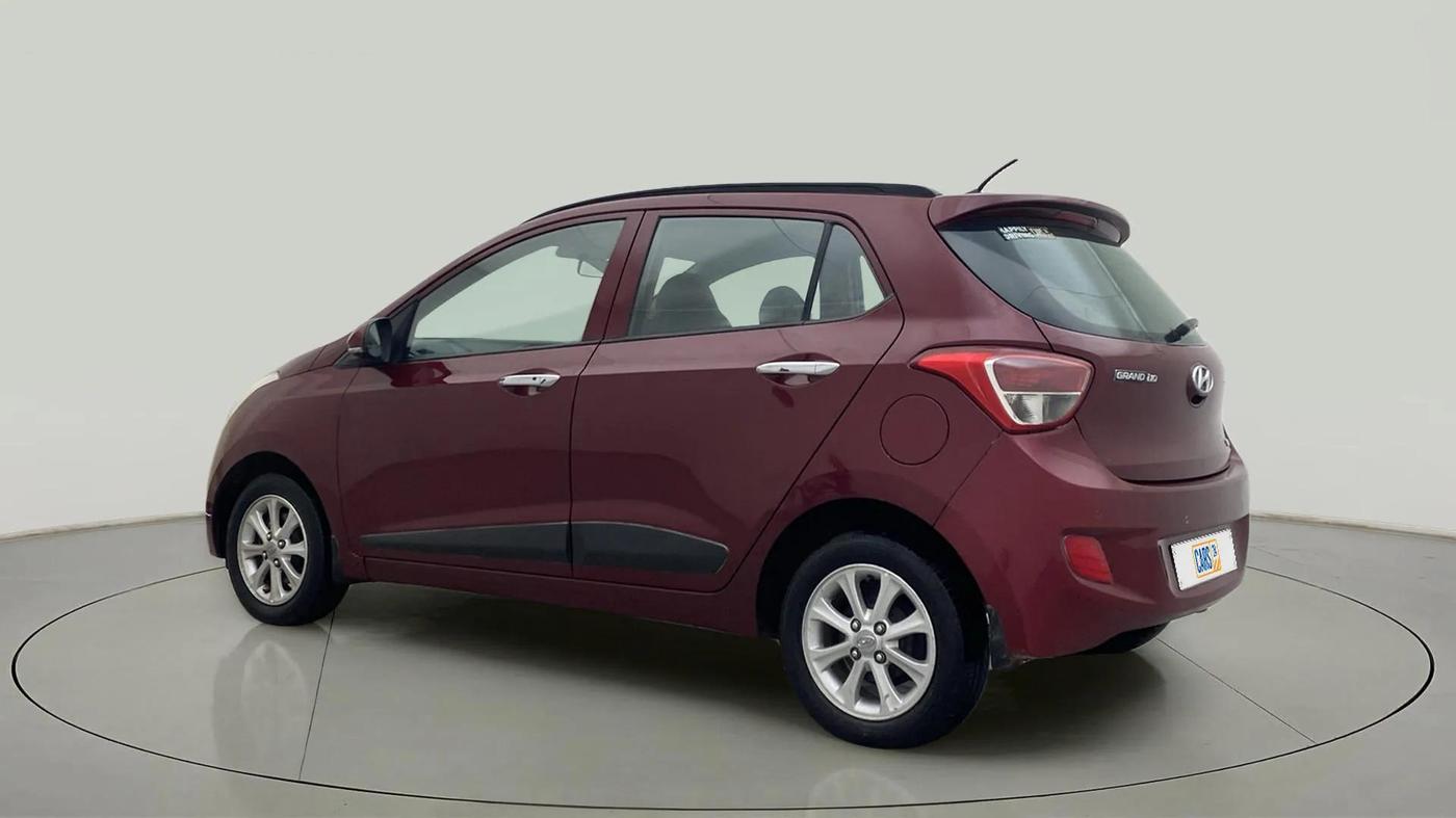 2014 Hyundai Grand i10 ASTA AT 1.2 KAPPA VTVT, Petrol, Automatic, 88,919 km, Left Back Diagonal