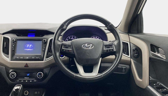 2018 Hyundai Creta SX PLUS AT 1.6 PETROL, Petrol, Automatic, 56,649 km, Steering Wheel Close Up