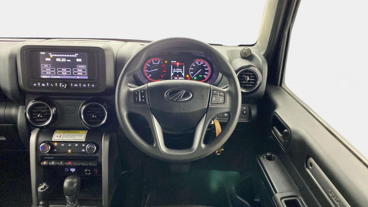 2022 Mahindra Thar LX D AT 4WD HT, Diesel, Automatic, 56,126 km, Steering Wheel Close Up