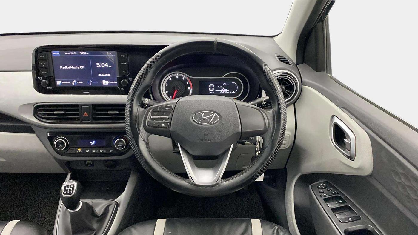 2021 Hyundai GRAND I10 NIOS SPORTZ 1.2 KAPPA VTVT, Petrol, Manual, 24,386 km, Steering Wheel Close Up