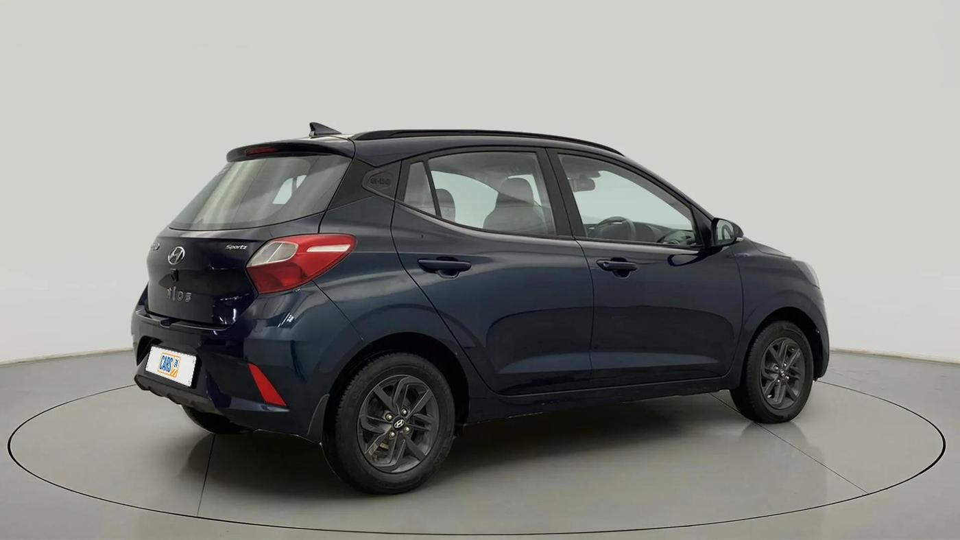2021 Hyundai GRAND I10 NIOS SPORTZ 1.2 KAPPA VTVT, Petrol, Manual, 24,386 km, Right Back Diagonal