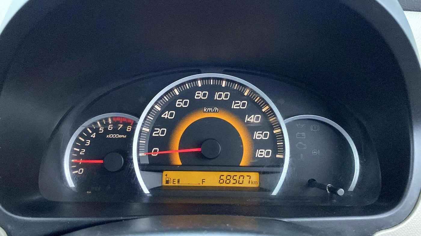 2013 Maruti Wagon R 1.0 VXI, Petrol, Manual, 68,643 km, Odometer Image