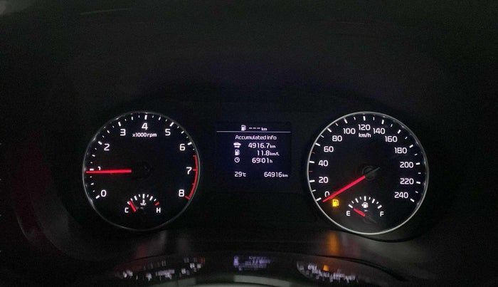 2020 KIA SELTOS HTX 1.5 PETROL, Petrol, Manual, 64,971 km, Odometer Image