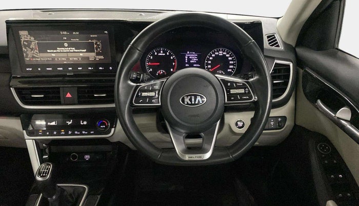 2020 KIA SELTOS HTX 1.5 PETROL, Petrol, Manual, 64,971 km, Steering Wheel Close Up