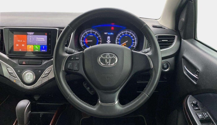 2019 Toyota Glanza V CVT, Petrol, Automatic, 65,566 km, Steering Wheel Close Up