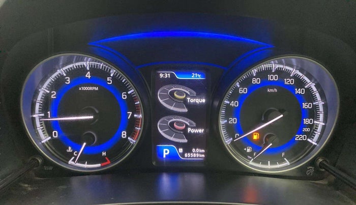 2019 Toyota Glanza V CVT, Petrol, Automatic, 65,566 km, Odometer Image