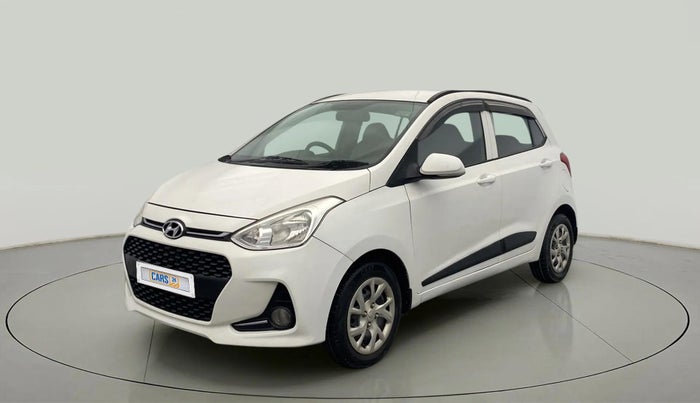 2018 Hyundai Grand i10 SPORTZ 1.2 KAPPA VTVT, Petrol, Manual, 34,759 km, Left Front Diagonal