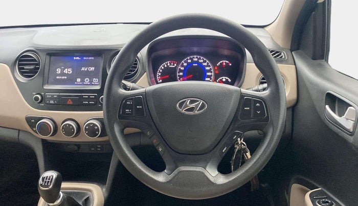 2018 Hyundai Grand i10 SPORTZ 1.2 KAPPA VTVT, Petrol, Manual, 34,759 km, Steering Wheel Close Up