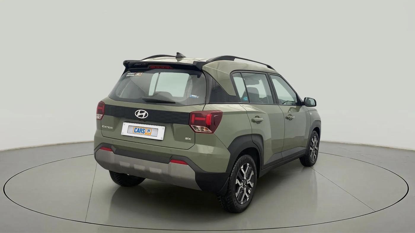 2023 Hyundai EXTER SX(O) CONNECT 1.2 AMT, Petrol, Automatic, 8,821 km, Right Back Diagonal