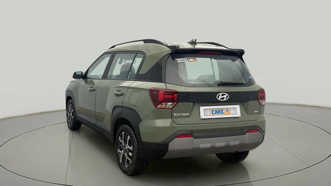 2023 Hyundai EXTER SX(O) CONNECT 1.2 AMT, Petrol, Automatic, 8,821 km, Left Back Diagonal