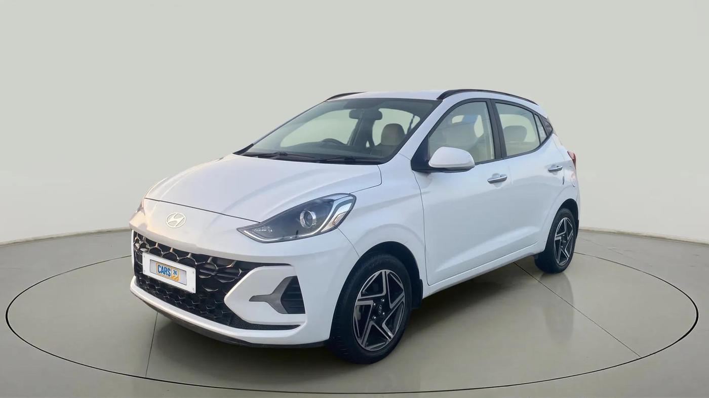2023 Hyundai GRAND I10 NIOS ASTA AMT 1.2 KAPPA VTVT, Petrol, Automatic, 18,717 km, Left Front Diagonal