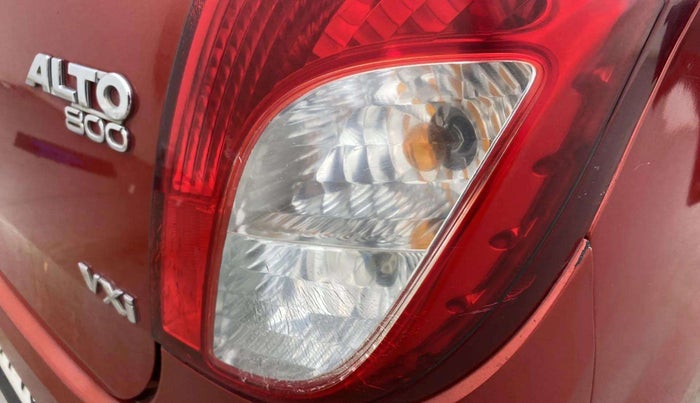 2017 Maruti Alto 800 VXI, Petrol, Manual, 49,822 km, Right tail light - Minor damage