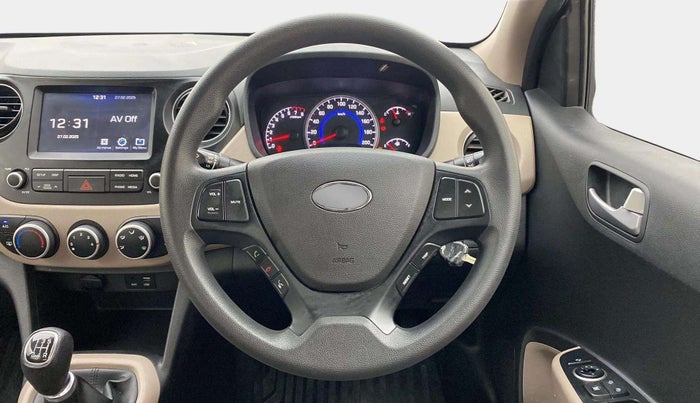 2018 Hyundai Grand i10 SPORTZ 1.2 KAPPA VTVT, Petrol, Manual, 25,789 km, Steering Wheel Close Up