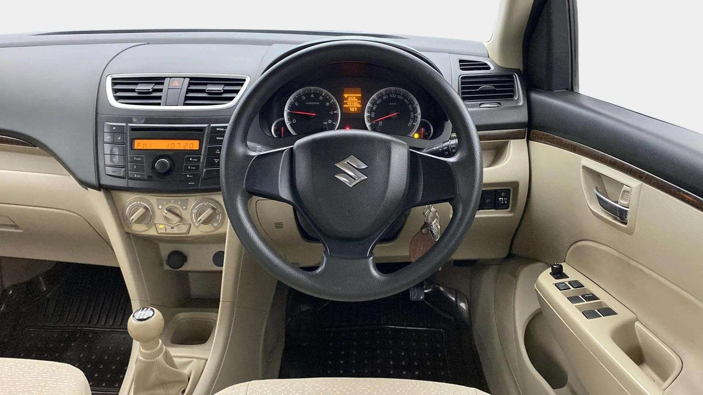 2014 Maruti Swift Dzire VXI, Petrol, Manual, 44,061 km, Steering Wheel Close Up