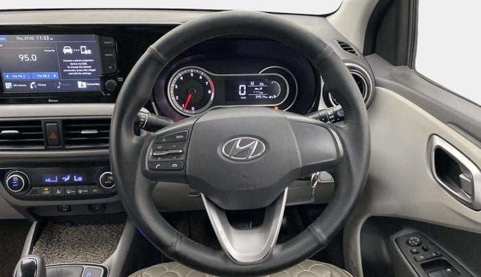 2020 Hyundai GRAND I10 NIOS SPORTZ AMT 1.2 KAPPA VTVT, Petrol, Automatic, 34,512 km, Steering Wheel Close Up