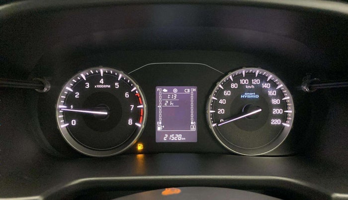 2023 Maruti BREZZA VXI SMART HYBRID, Petrol, Manual, 21,519 km, Odometer Image