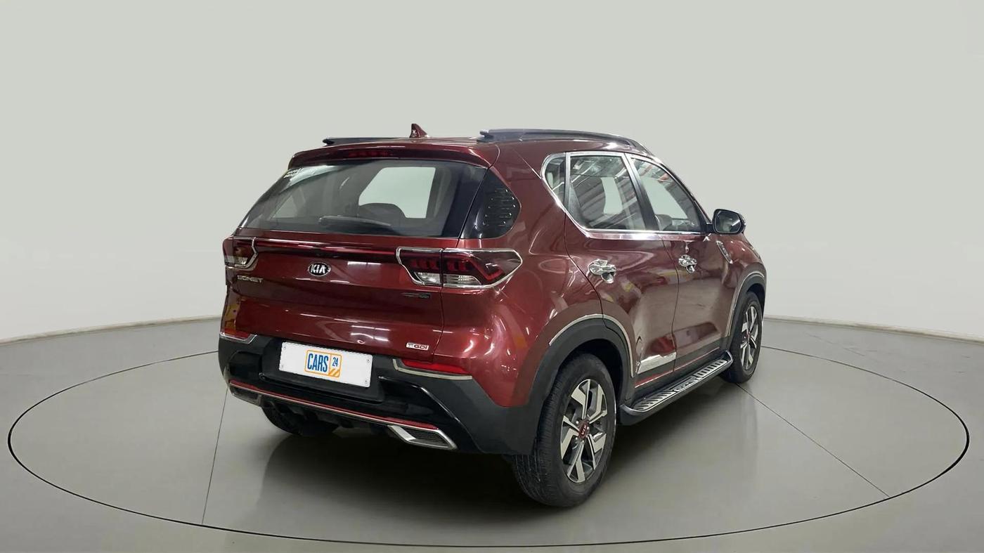 2020 KIA SONET GTX PLUS 1.0 DCT, Petrol, Automatic, 14,049 km, Right Back Diagonal