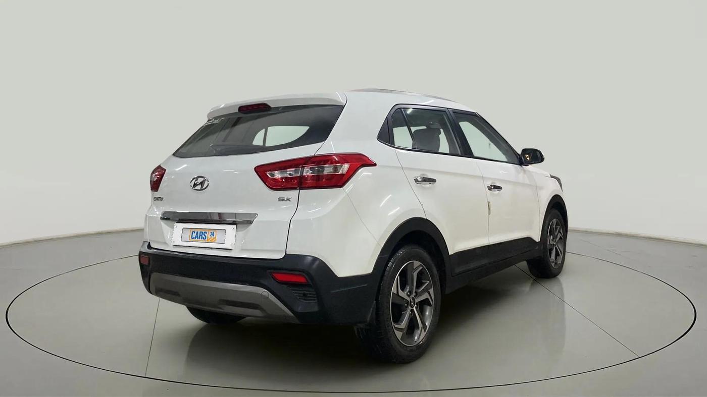 2019 Hyundai Creta SX (O) 1.6 DIESEL, Diesel, Manual, 61,709 km, Right Back Diagonal