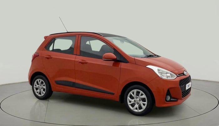 2019 Hyundai Grand i10 SPORTZ 1.2 KAPPA VTVT, Petrol, Manual, 49,053 km, Right Front Diagonal