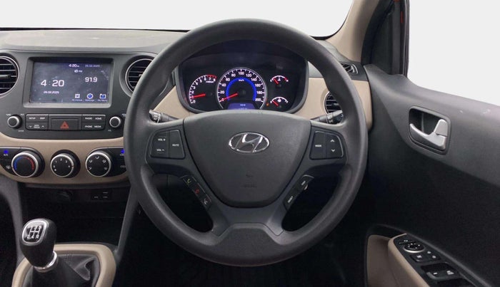 2019 Hyundai Grand i10 SPORTZ 1.2 KAPPA VTVT, Petrol, Manual, 49,053 km, Steering Wheel Close Up