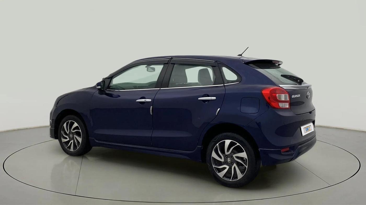 2019 Toyota Glanza V, Petrol, Manual, 40,399 km, Left Back Diagonal