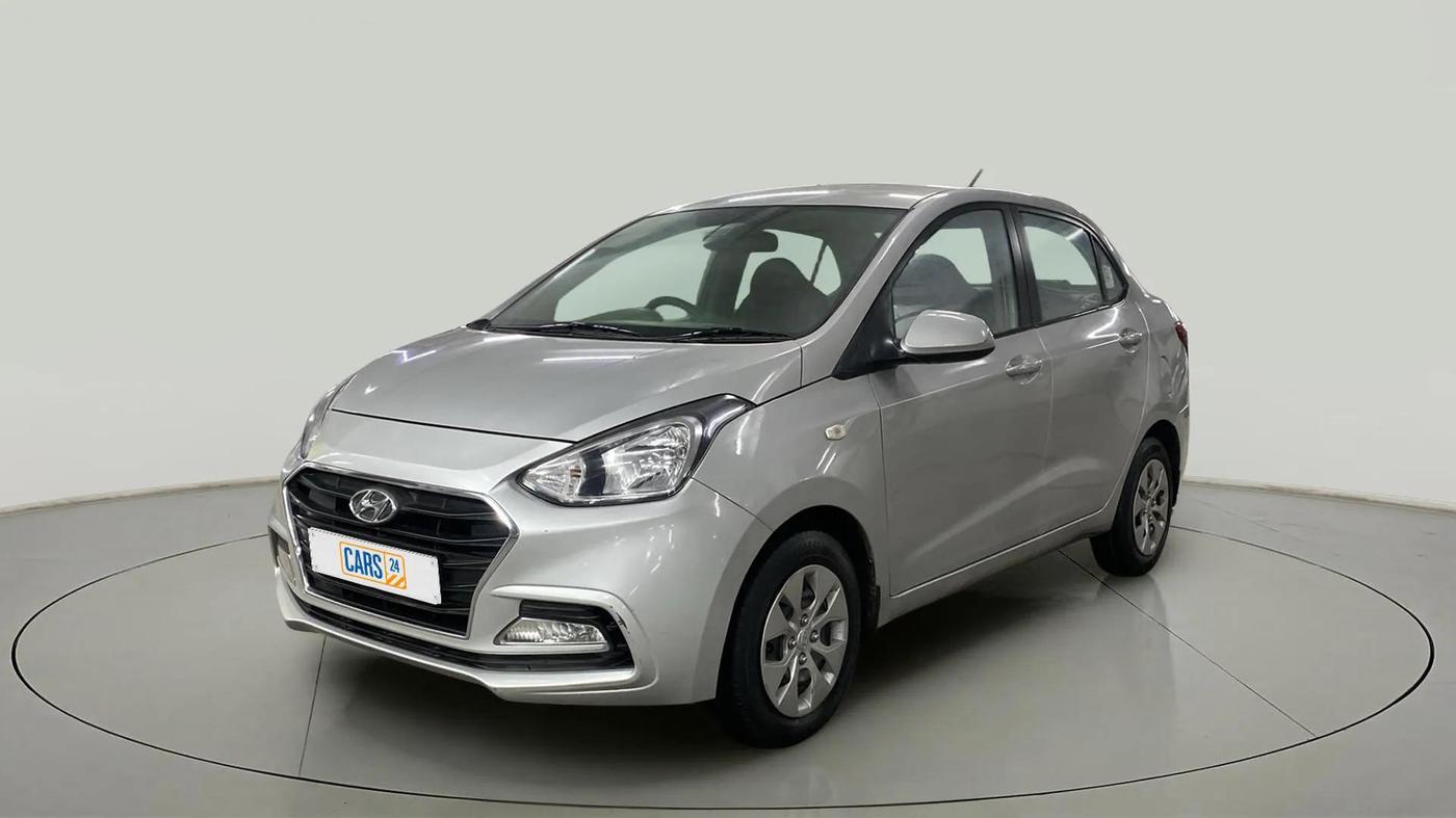 2018 Hyundai Xcent E+, Petrol, Manual, 54,119 km, Left Front Diagonal