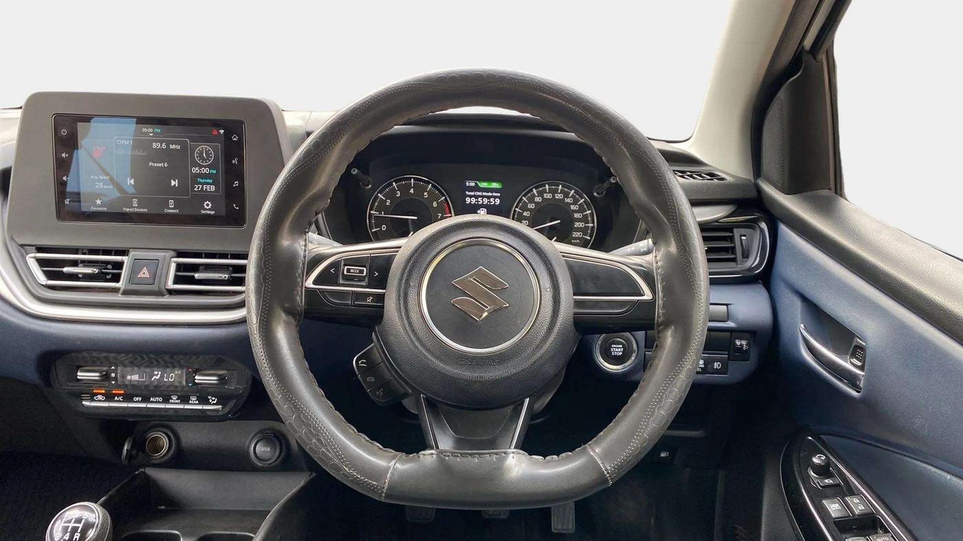 2023 Maruti Baleno  ZETA CNG 1.2L, CNG, Manual, 15,549 km, Steering Wheel Close Up