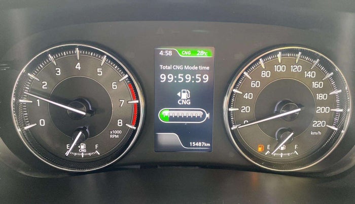 2023 Maruti Baleno  ZETA CNG 1.2L, CNG, Manual, 15,485 km, Odometer Image