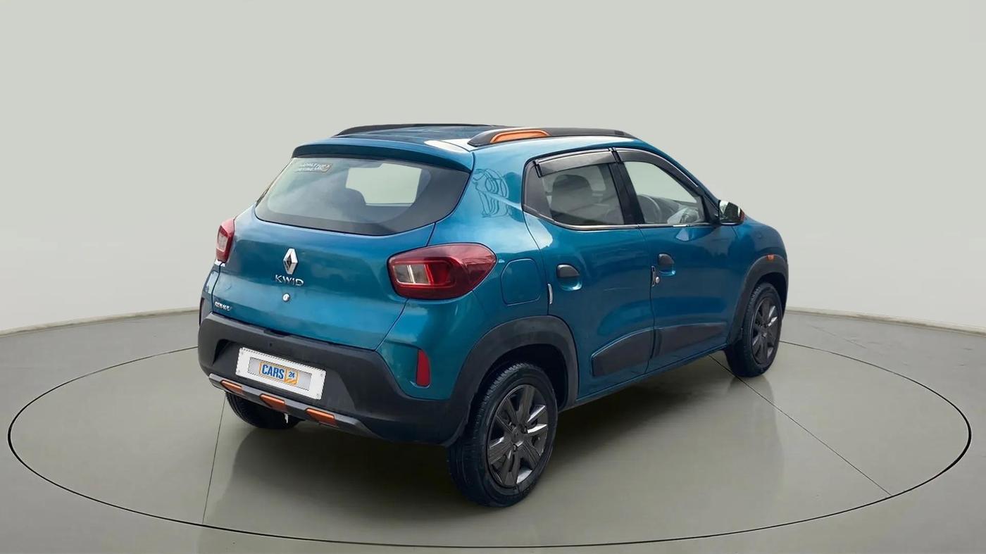 2021 Renault Kwid CLIMBER 1.0 (O), Petrol, Manual, 27,466 km, Right Back Diagonal