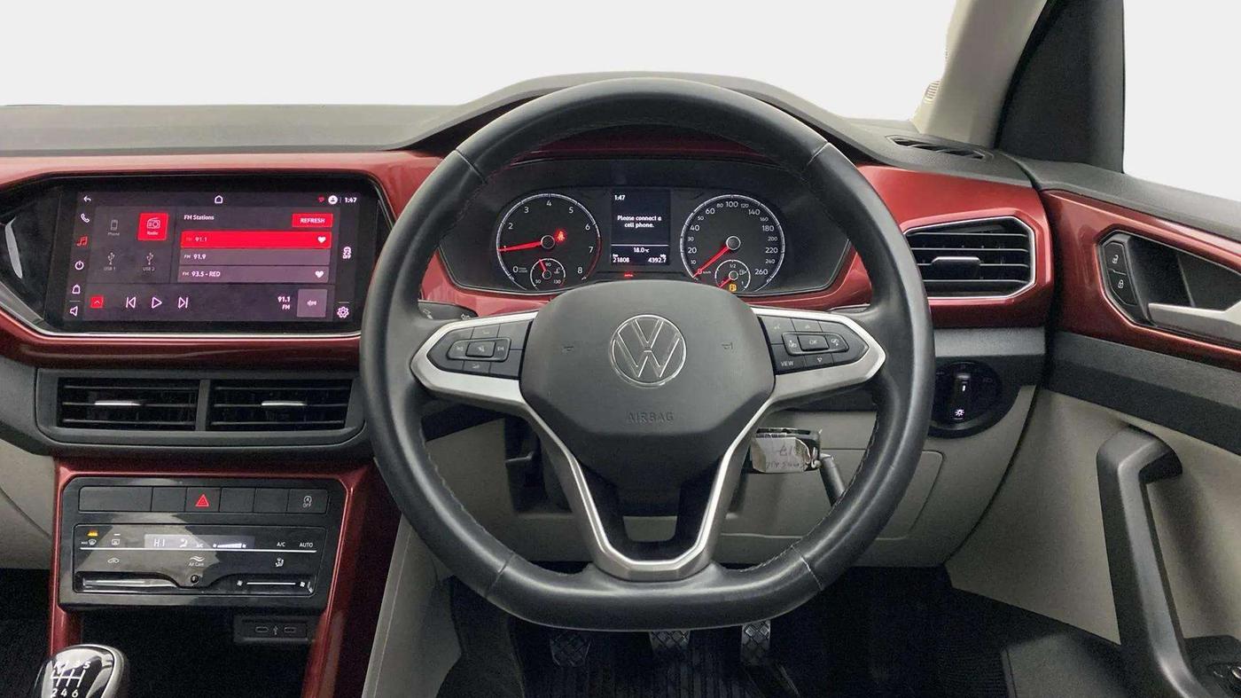 2021 Volkswagen TAIGUN GT 1.5 TSI MT, Petrol, Manual, 22,672 km, Steering Wheel Close Up