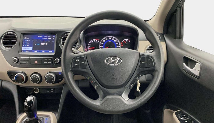 2017 Hyundai Grand i10 SPORTZ (O) AT 1.2 KAPPA VTVT, Petrol, Automatic, 54,729 km, Steering Wheel Close Up