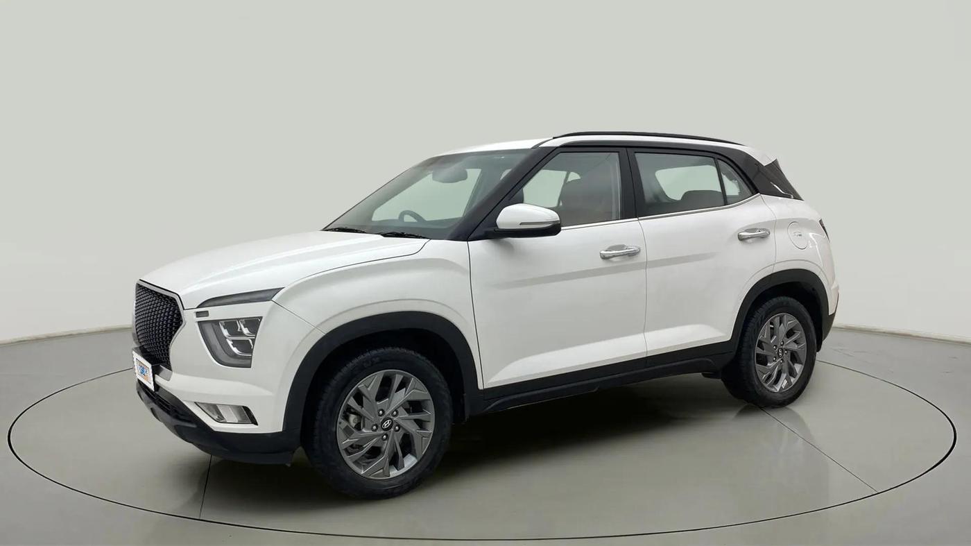 2021 Hyundai Creta SX 1.4 TURBO DCT, Petrol, Automatic, 35,180 km, Left Front Diagonal