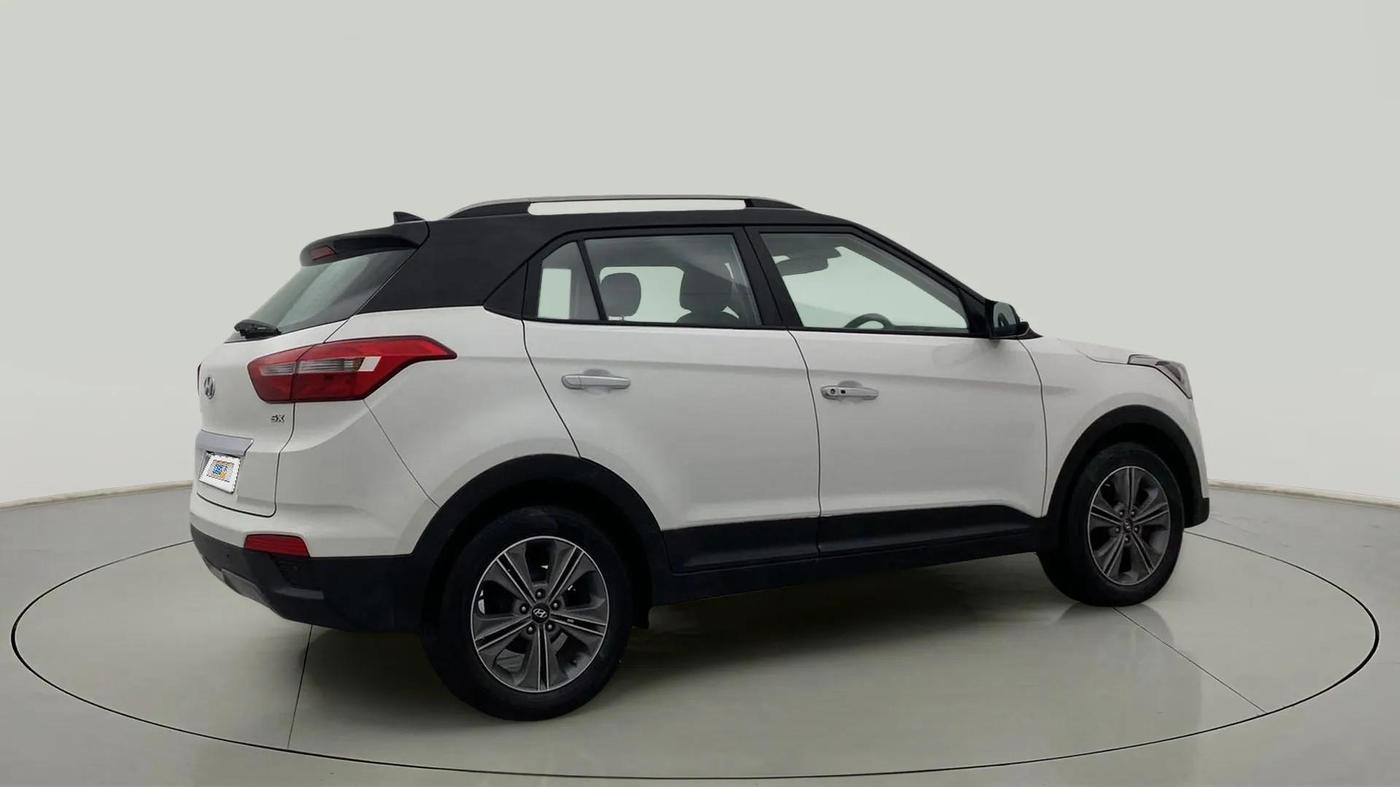 2017 Hyundai Creta SX PLUS 1.6 PETROL DUAL TONE, Petrol, Manual, 97,779 km, Right Back Diagonal