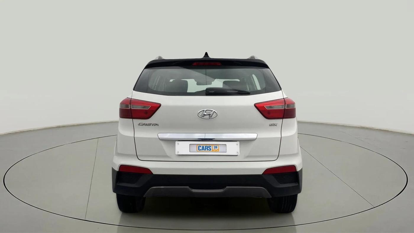 2017 Hyundai Creta SX PLUS 1.6 PETROL DUAL TONE, Petrol, Manual, 97,779 km, Back/Rear