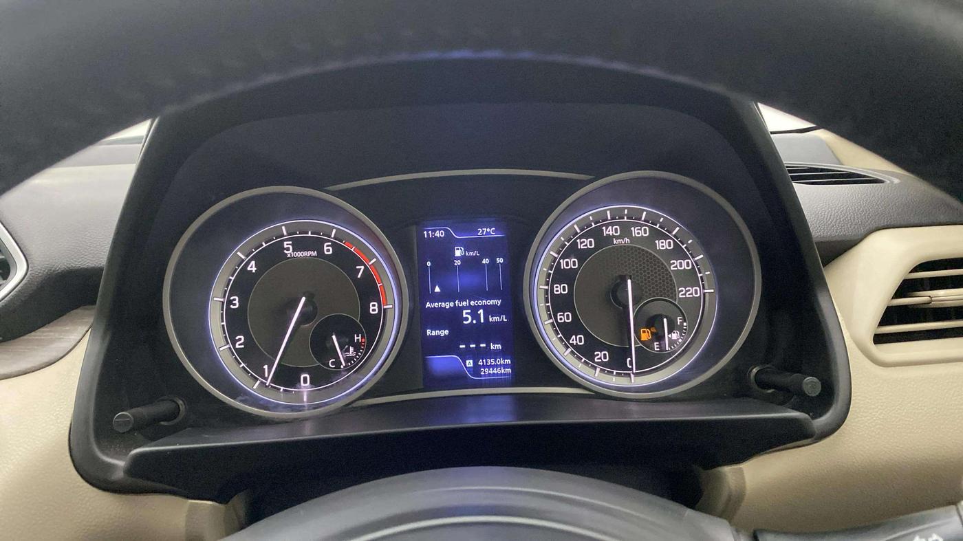 2020 Maruti Dzire ZXI Plus, Petrol, Manual, 29,504 km, Odometer Image
