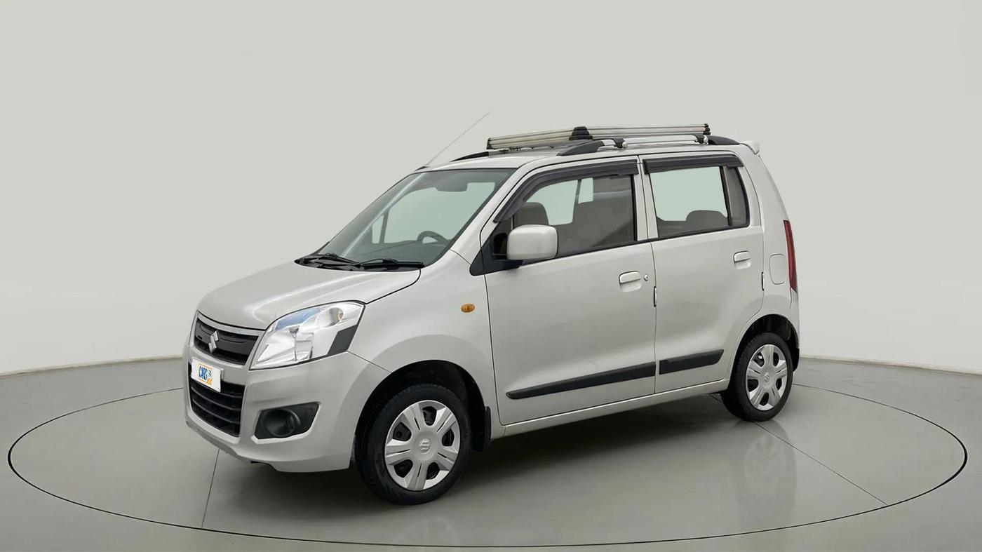 2017 Maruti Wagon R 1.0 VXI, Petrol, Manual, 66,715 km, Left Front Diagonal