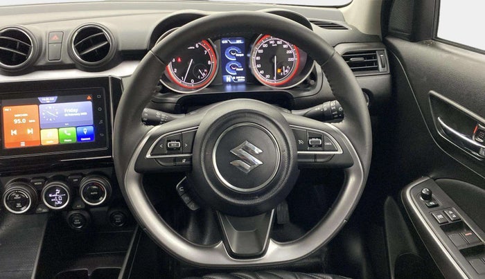 2024 Maruti Swift ZXi Plus AMT, Petrol, Automatic, 2,636 km, Steering Wheel Close Up