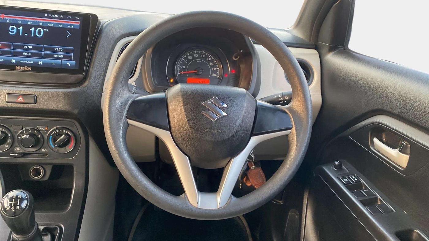 2021 Maruti New Wagon-R VXI 1.0, Petrol, Manual, 37,208 km, Steering Wheel Close Up